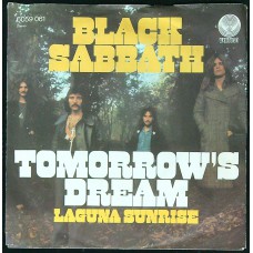 BLACK SABBATH Tomorrow's Dream / Laguna Sunrise (Vertigo SWIRL 6059 061) Germany 1972 SWIRL PS 45 (Hard Rock, Prog Rock)